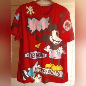 Disney Mickey & CO. T-Shirt Red Size M